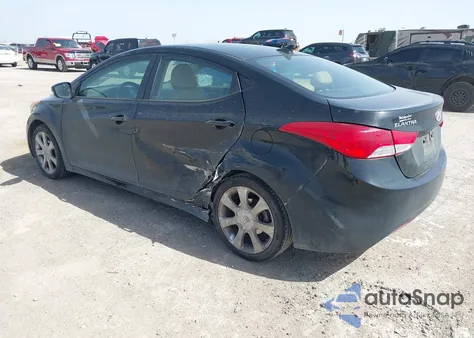 2013 Hyundai Elantra Limited from USA, damaged, VIN KMHDH4AE7DU605526